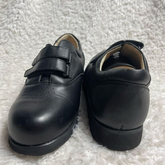 Mt.Emey Double Velcro Straps Black Leather Men Therapeutic Shoes Size10.5. - Picture 3 of 10